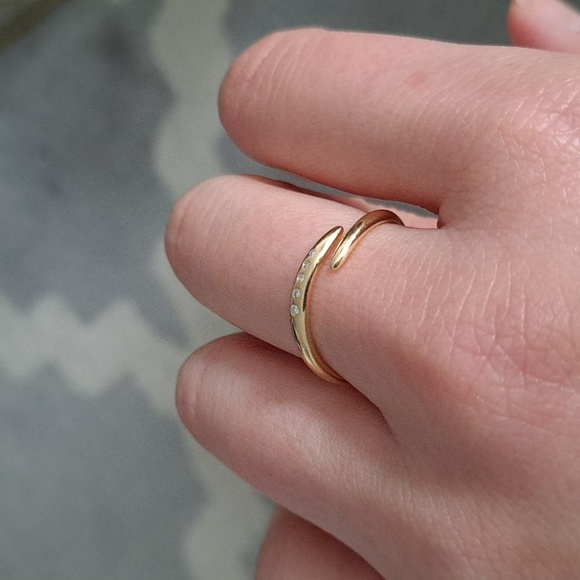 Kendra Scott Micah ring, 18K gold vermeil - Picture 10 of 13